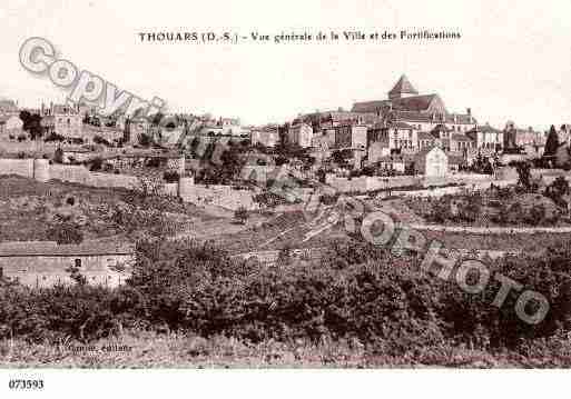 Ville de THOUARS, carte postale ancienne