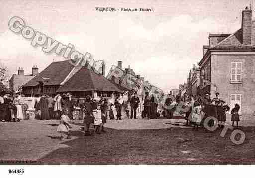 Ville de VIERZON, carte postale ancienne