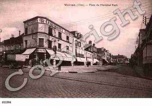 Ville de VIERZON, carte postale ancienne