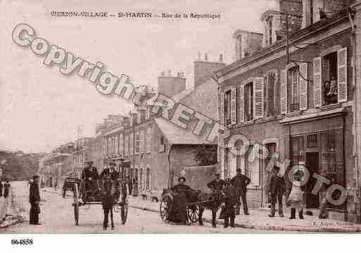 Ville de VIERZON, carte postale ancienne