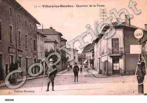 Ville de VILLARSLESDOMBES, carte postale ancienne