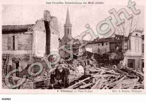 Ville de VILLEMURSURTARN, carte postale ancienne