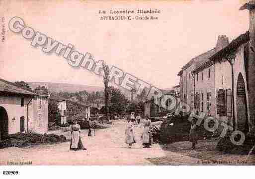 Ville de AFFRACOURT, carte postale ancienne