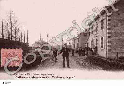 Ville de BALHAM, carte postale ancienne