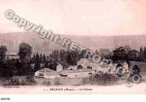 Ville de BELRAIN, carte postale ancienne