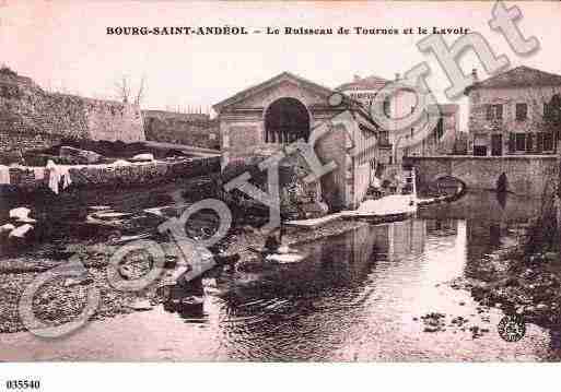 Ville de BOURGSAINTANDEOL, carte postale ancienne