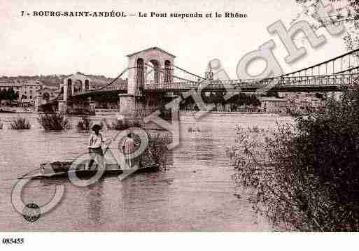 Ville de BOURGSAINTANDEOL, carte postale ancienne