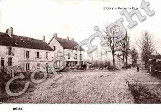 Ville de BRENY, carte postale ancienne