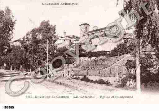 Ville de CANNET(LE), carte postale ancienne