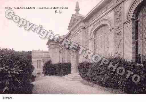 Ville de CHATILLON, carte postale ancienne