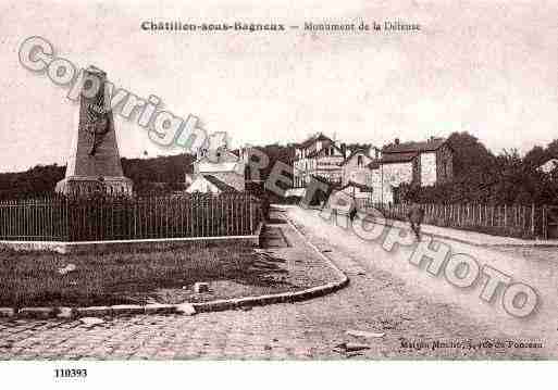 Ville de CHATILLON, carte postale ancienne