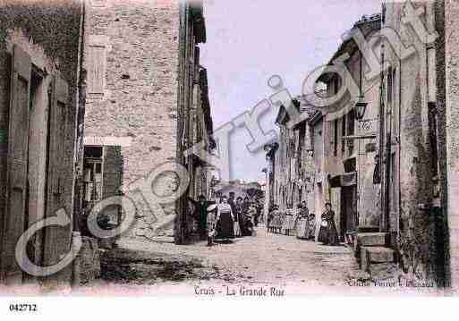 Ville de CRUIS, carte postale ancienne