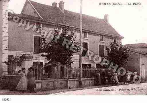 Ville de GENAS, carte postale ancienne