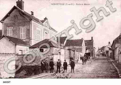 Ville de GIRONVILLESURESSONNE, carte postale ancienne