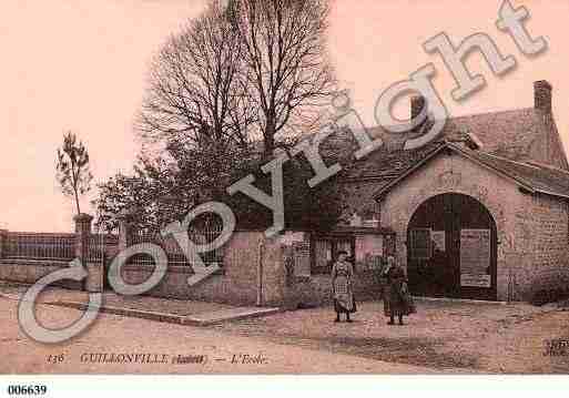 Ville de GUILLONVILLE, carte postale ancienne