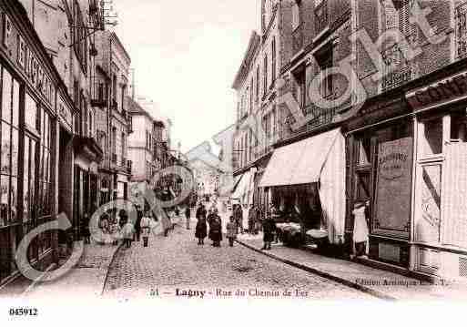 Ville de LAGNYSURMARNE, carte postale ancienne