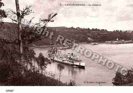 Ville de LANDEVENNEC, carte postale ancienne