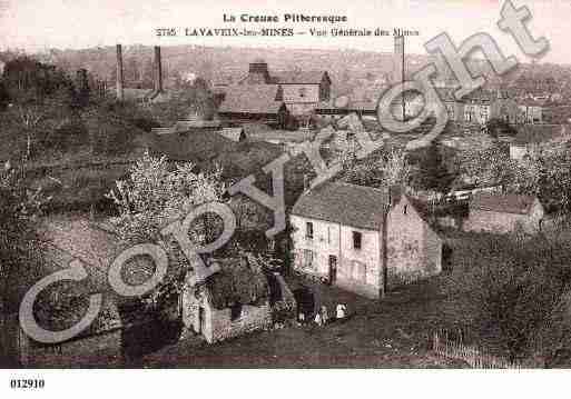 Ville de LAVAVEIXLESMINES, carte postale ancienne