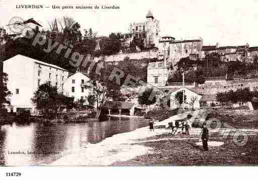 Ville de LIVERDUN, carte postale ancienne