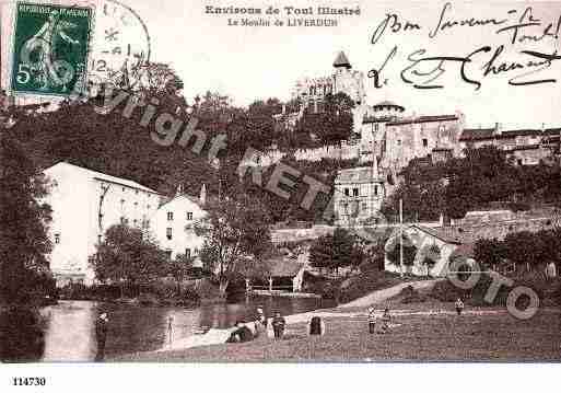 Ville de LIVERDUN, carte postale ancienne