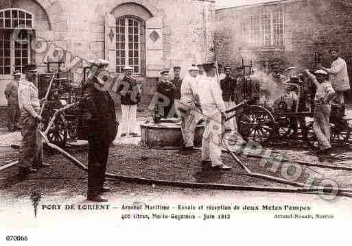 Ville de LORIENT, carte postale ancienne