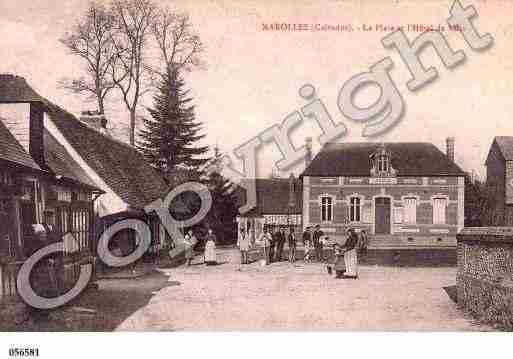 Ville de MAROLLES, carte postale ancienne