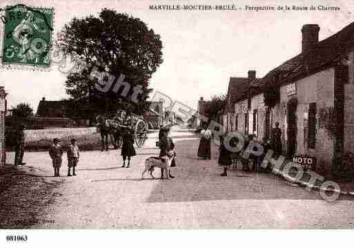 Ville de MARVILLEMOUTIERSBRULE, carte postale ancienne