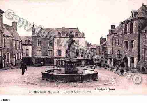 Ville de MAYENNE, carte postale ancienne