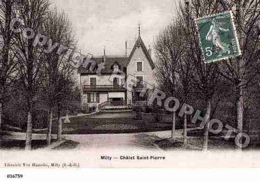 Ville de MILLYLAFORET, carte postale ancienne