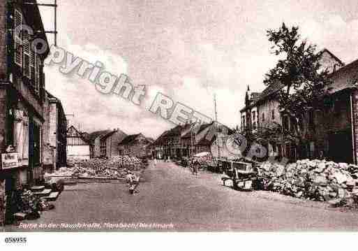 Ville de MORSBACH, carte postale ancienne