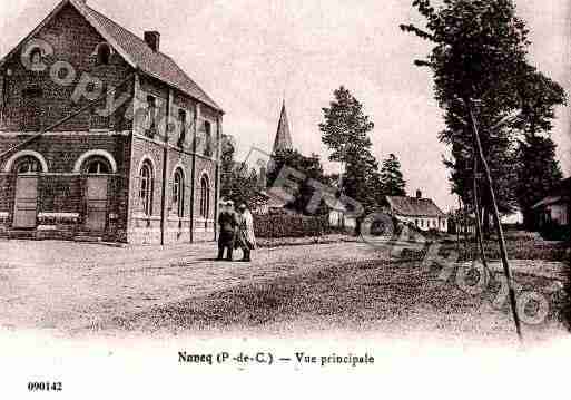 Ville de NUNCQ, carte postale ancienne