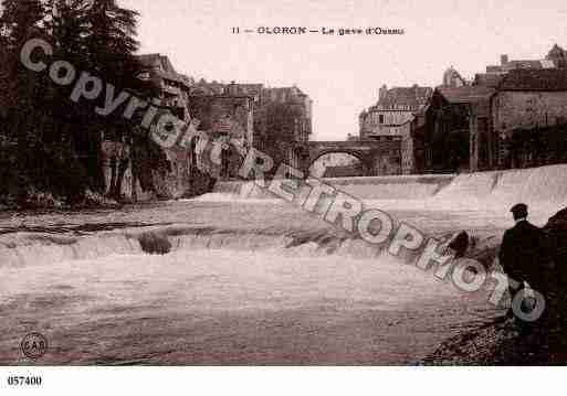 Ville de OLORONSAINTEMARIE, carte postale ancienne