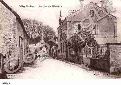 Ville de POLISY, carte postale ancienne