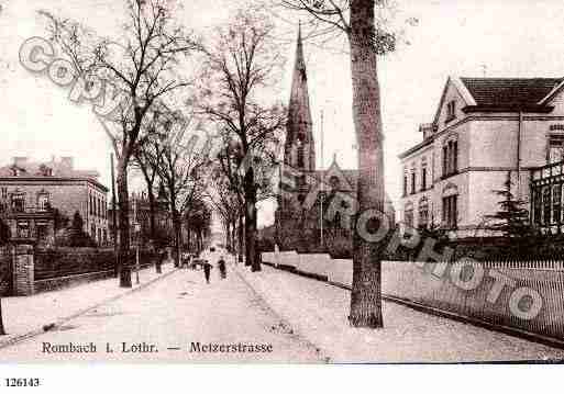 Ville de ROMBAS, carte postale ancienne