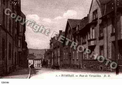 Ville de ROMBAS, carte postale ancienne