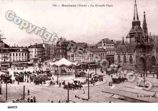 Ville de ROUBAIX, carte postale ancienne