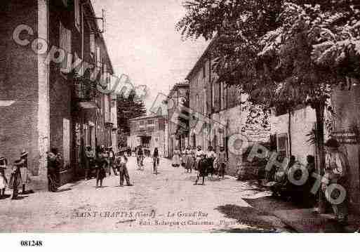 Ville de SAINTCHAPTES, carte postale ancienne