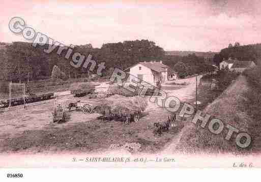 Ville de SAINTHILAIRE, carte postale ancienne