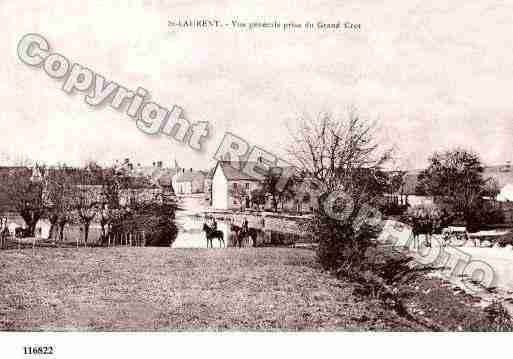 Ville de SAINTLAURENT, carte postale ancienne