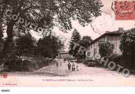 Ville de SAINTMARDSURLEMONT, carte postale ancienne