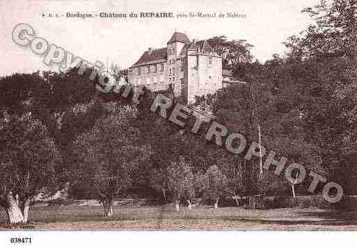 Ville de SAINTMARTIALDENABIRAT, carte postale ancienne