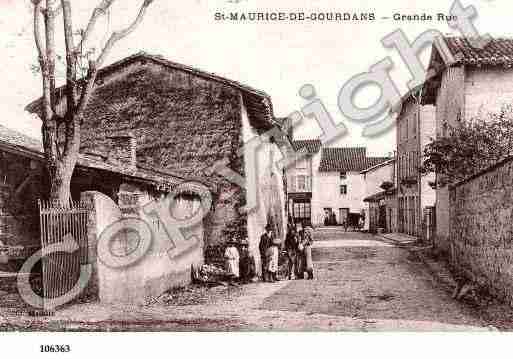 Ville de SAINTMAURICEDEGOURDANS, carte postale ancienne