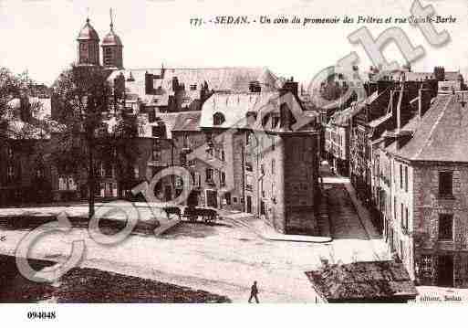 Ville de SEDAN, carte postale ancienne