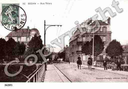 Ville de SEDAN, carte postale ancienne