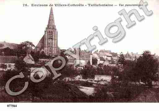 Ville de TAILLEFONTAINE, carte postale ancienne