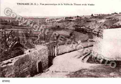 Ville de THOUARS, carte postale ancienne