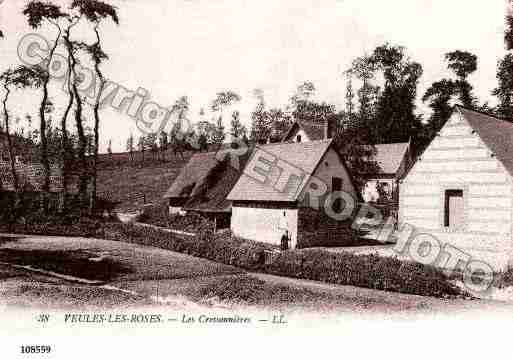 Ville de VEULESLESROSES, carte postale ancienne