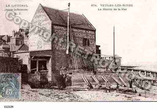 Ville de VEULESLESROSES, carte postale ancienne