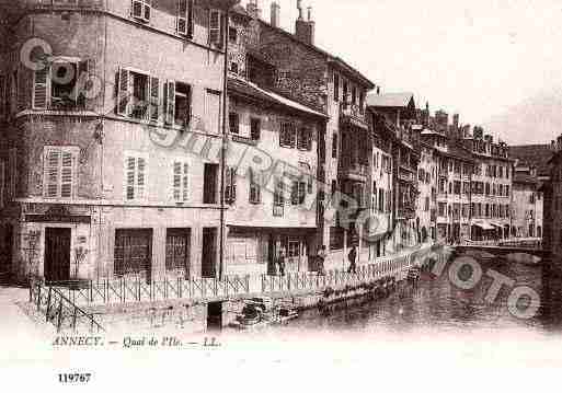 Ville de ANNECY, carte postale ancienne