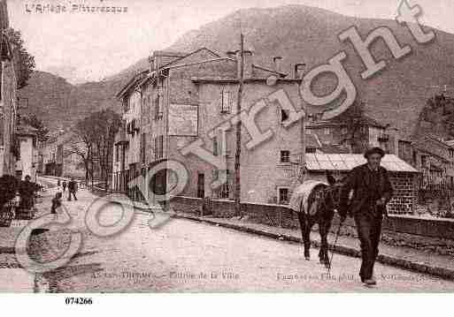 Ville de AXLESTHERMES, carte postale ancienne